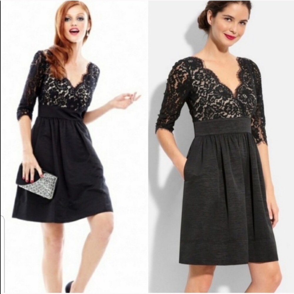 Eliza J lace v neck dress